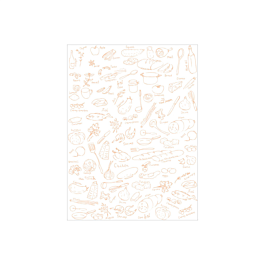 [222.05] Papel alimentario antigrasas deli 35 g / m2 35x26 cm blanco perg. antigrasas (500 unid.)