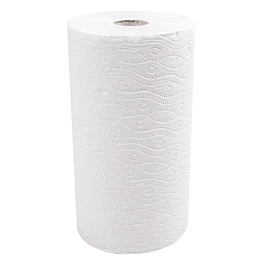 [228.54] Rollos "cocina" ecolabel 2 capas feel green 24,5 g / m2 24,5 cm x 30 m blanco papel reciclado (1 unid.)