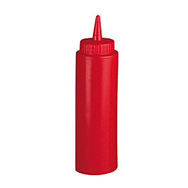 Peras para salsas 240 ml ø 5x18,5 cm rojo ldpe (6 unid.)