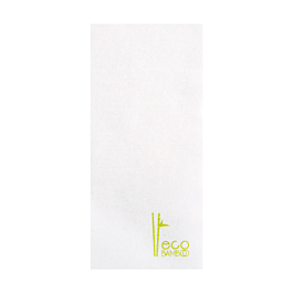 Servilletas p.1 / 8 slim 'eco-bamboo' 70 g / m2 33x40 cm blanco bambú (700 unid.)