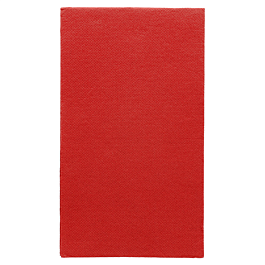 [274.26] Servilletas ecolabel p.1 / 6 'double point' 18 g / m2 30x40 cm rojo tissue (1500 unid.)