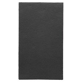 [274.27] Servilletas ecolabel p.1 / 6 'double point' 18 g / m2 30x40 cm negro tissue (1500 unid.)