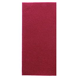 Servilletas plegado 1 / 8 55 g / m2 40x40 cm burdeos airlaid (700 unid.)