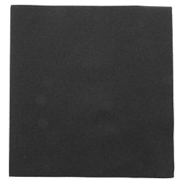 [274.70] Servilletas p. 1 / 4 55 g / m2 50x50 cm negro airlaid (400 unid.)
