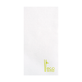 [274.85] Servilletas p. 1 / 8 'eco-bamboo' 70 g / m2 40x40 cm blanco bambú (600 unid.)