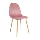 Silla 'supra-tek' 54x45x87 cm malva terciopelo (4 unid.)