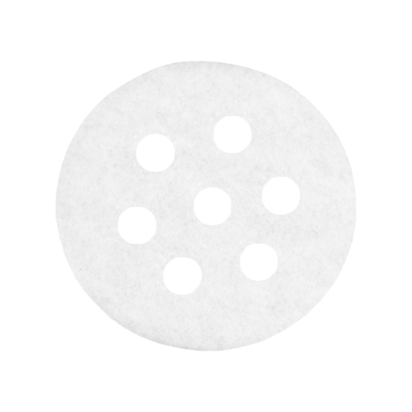 [226.85] Papeles perforados para dim-sum 165.61 40 g / m2 ø6,5 cm blanco perg. antigrasas (2000 unid.)