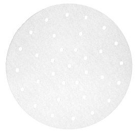 [226.88] Papeles perforados para dim-sum 183.06 40 g / m2 ø28 cm blanco perg. antigrasas (2000 unid.)