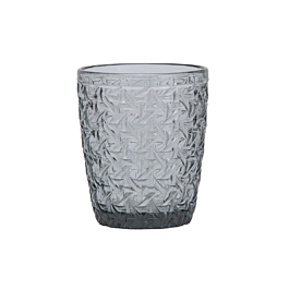 [263.85] Vasos 'waki glass' 300 ml ø8,2x10 cm gris cristal (6 unid.)