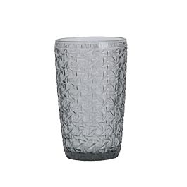 [263.87] Vasos 'waki glass' 380 ml ø8x13 cm gris cristal (6 unid.)
