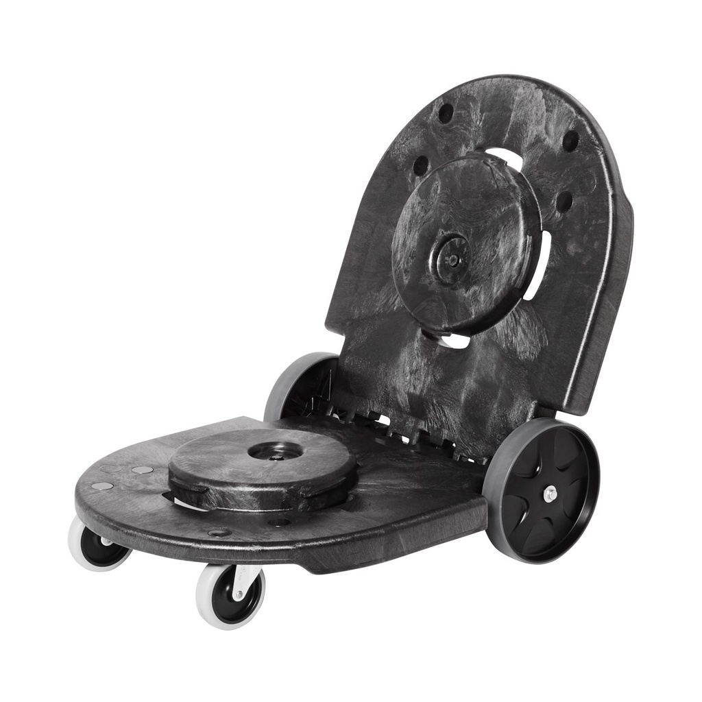 [FG264600BLA] Plataforma Tándem con Ruedas BRUTE® Negra
