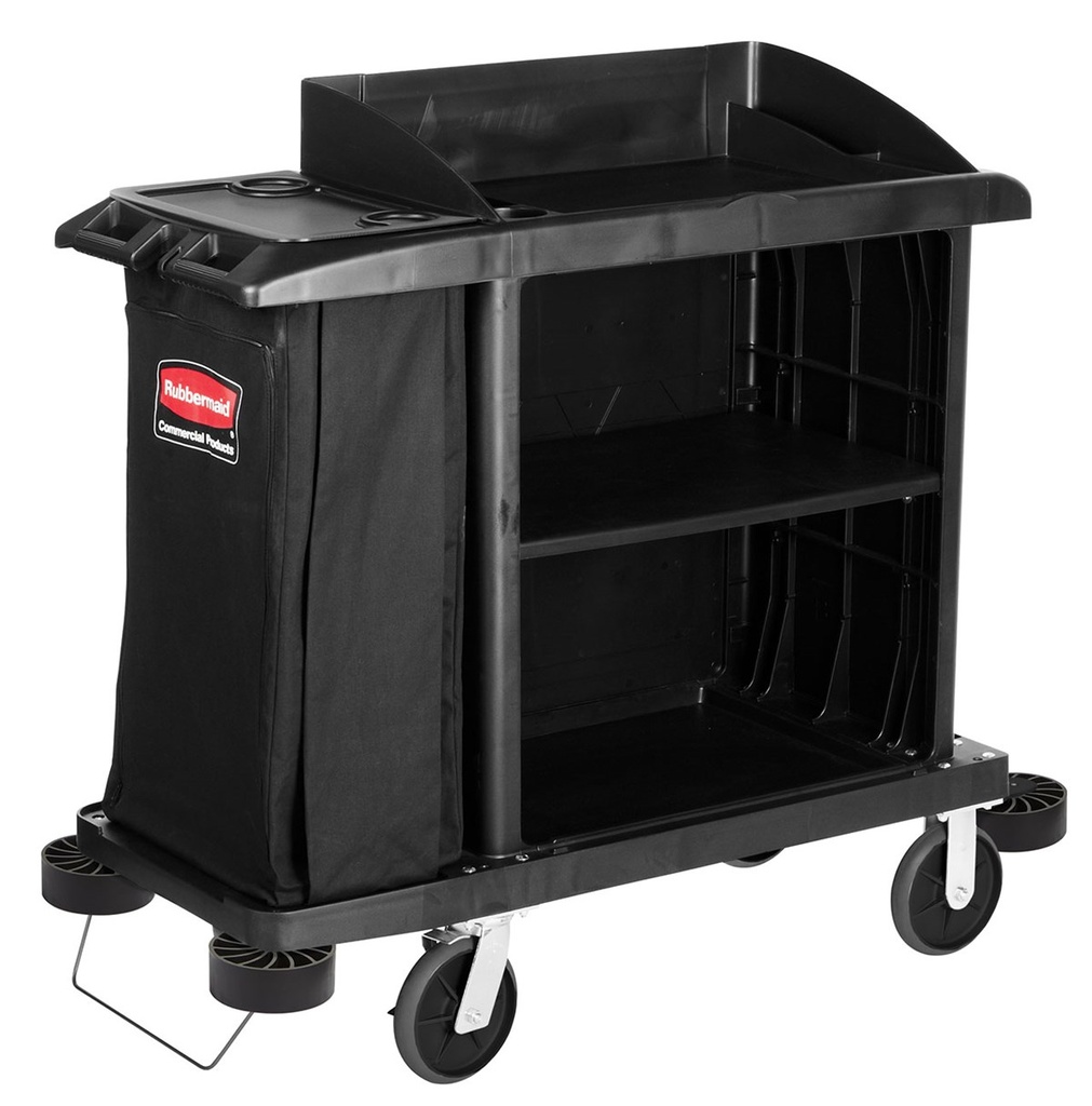 [FG619000BLA] Carro de Limpieza Tradicional Executive Compacto, Negro