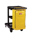 Carro de Limpieza con Bolsa Amarilla Rubbermaid