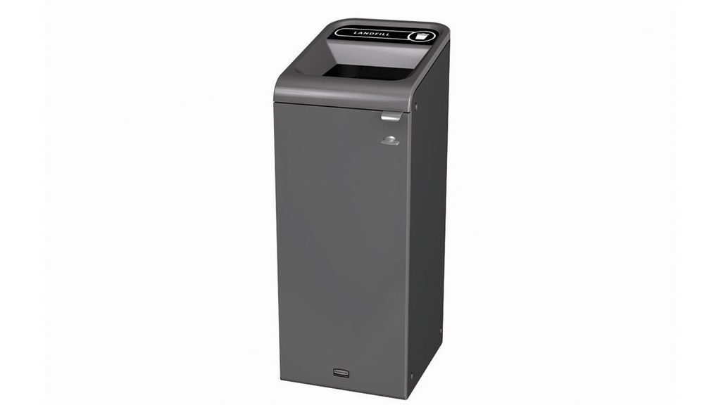 Contenedor Acero Configure™ para Basura General de 57 L Inglés & Landfill