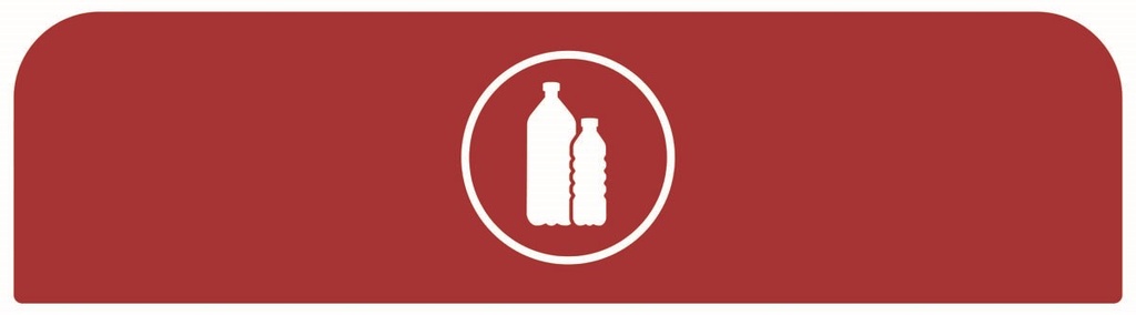 Pegatina Contenedor Acero Configure™  Rojo de 125 L