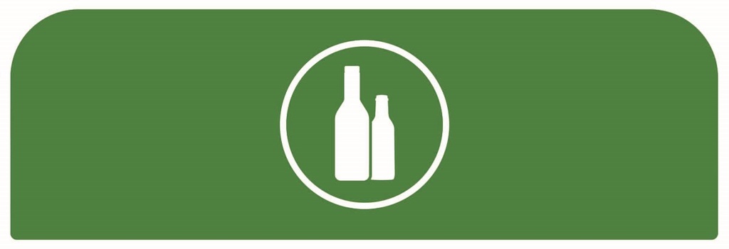 [2155305] Pegatina Contenedor Acero Configure™ para Cristal Verde 87 L