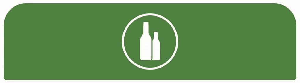 [2155307] Pegatina Contenedor Acero Configure™ para Cristal Verde 125 L