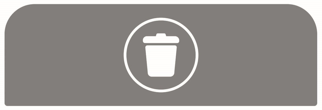 [2155311] Pegatina Contenedor Acero Configure™ para Basura General de 87 L