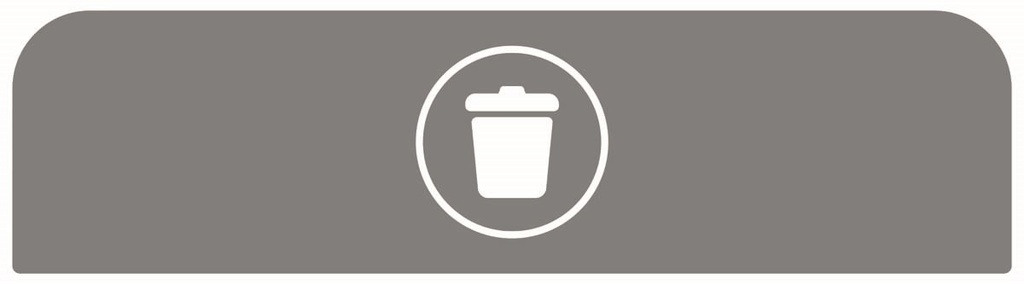 [2155313] Pegatina Contenedor Acero Configure™ para Basura General de 125 L