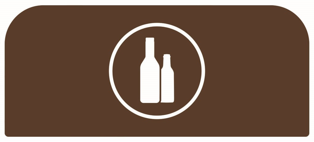 [2155323] Pegatina Contenedor Acero Configure™ para Residuos Organicos de 57 L
