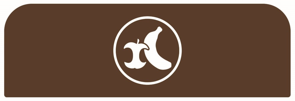 [2155325] Pegatina Contenedor Acero Configure™ para Organica Marrón 87 L