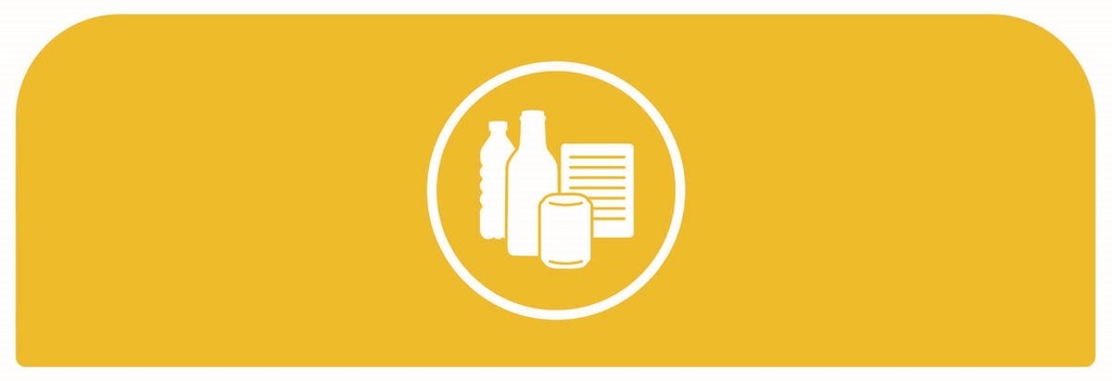 [2155333] Pegatina Contenedor Acero Configure™ para Plástico en Amarillo 87 L