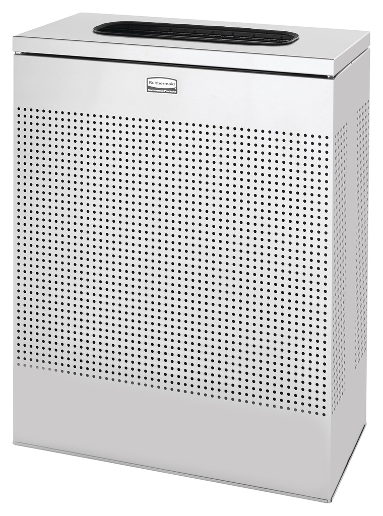Papelera Rectangular Silhouettes Grande 85 L Acero Inoxidable