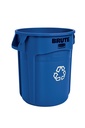 Contenedor de Reciclaje con Ventilación BRUTE® 76 L Azul