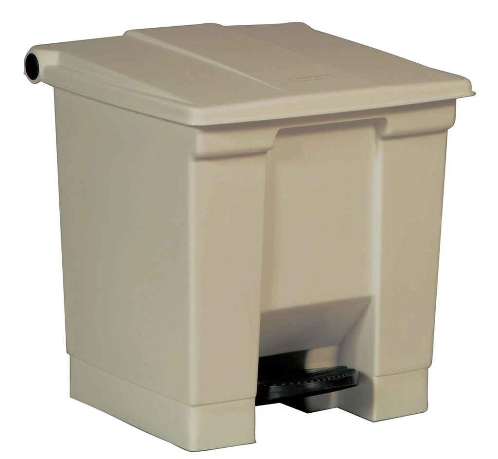 Papelera de Pedal, 30 Litros, Beige