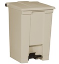 Papelera de Pedal, 45 Litros, Beige