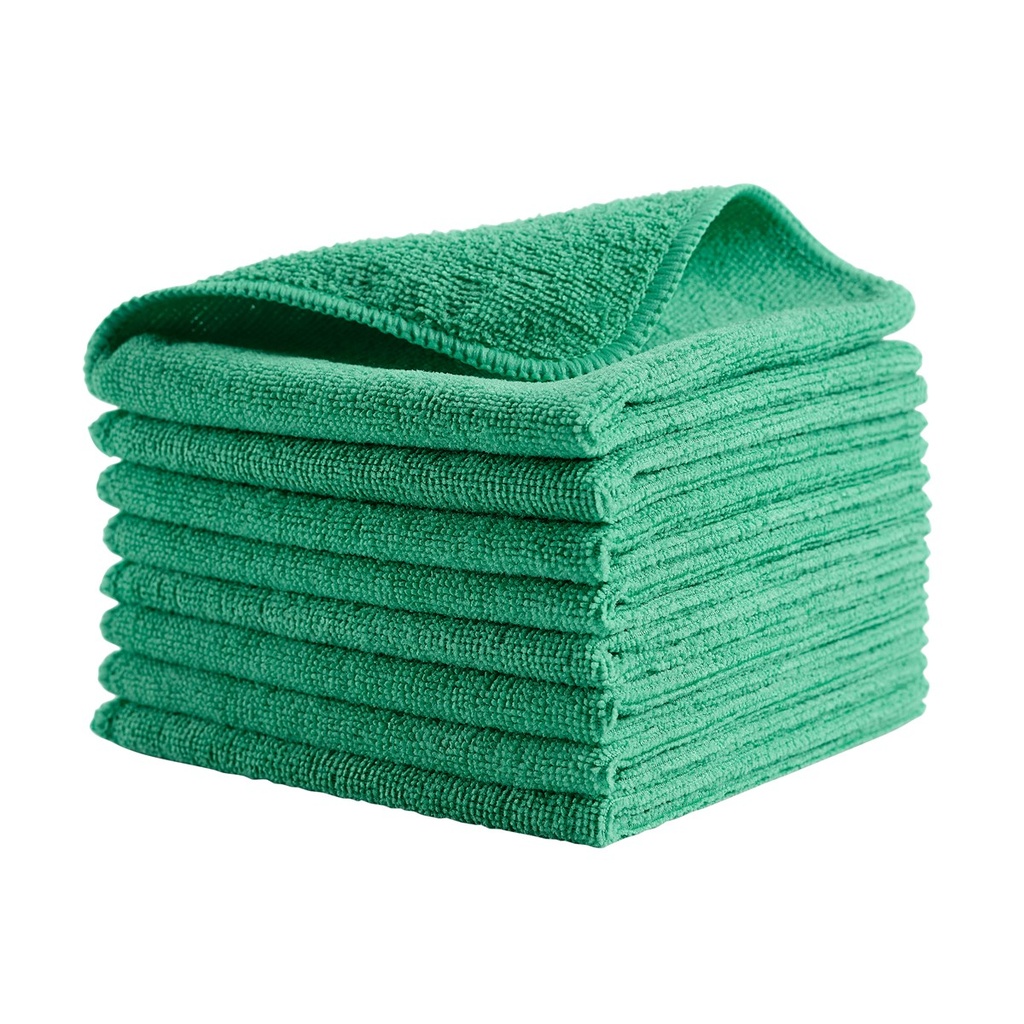 [1820582] Paños de Microfibra Reciclada HYGEN™ R-40, 40,6 X 40,6 Cm, Verde, Paquete de 24