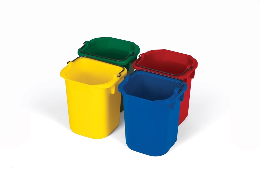 [FG9T83010000] Pack de Cuatro Cubos Desinfectantes de 4,7 L - Azul, Rojo, Amarillo, Verde