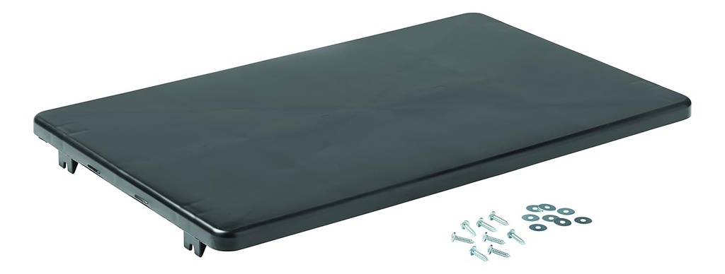 [FG619500BLA] Kit de Estantes Ajustables Executive para Carros de Limpieza Tradicionales, Negro