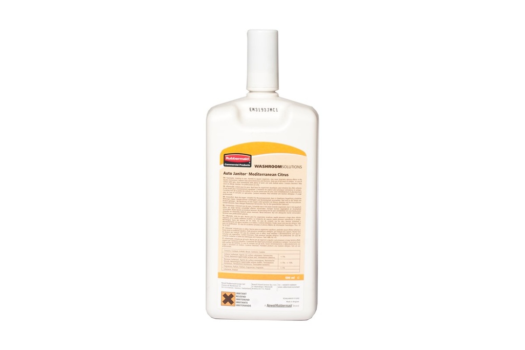 [R0420873] Recarga de Limpiador y Desodorizadores Auto JANITOR® – Mediterranean Citrus