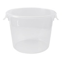 Recipiente de Almacenaje Redondo Transparente 5,7 L