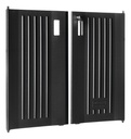 Kit de Puerta con Cerradura Executive para Carros de Limpieza Tradicionales, Negro