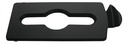 Tapa de Punto de Reciclaje Mixto Slim JIM® Negra
