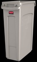 Contenedor Slim JIM® con Ventilación 87 L Beige