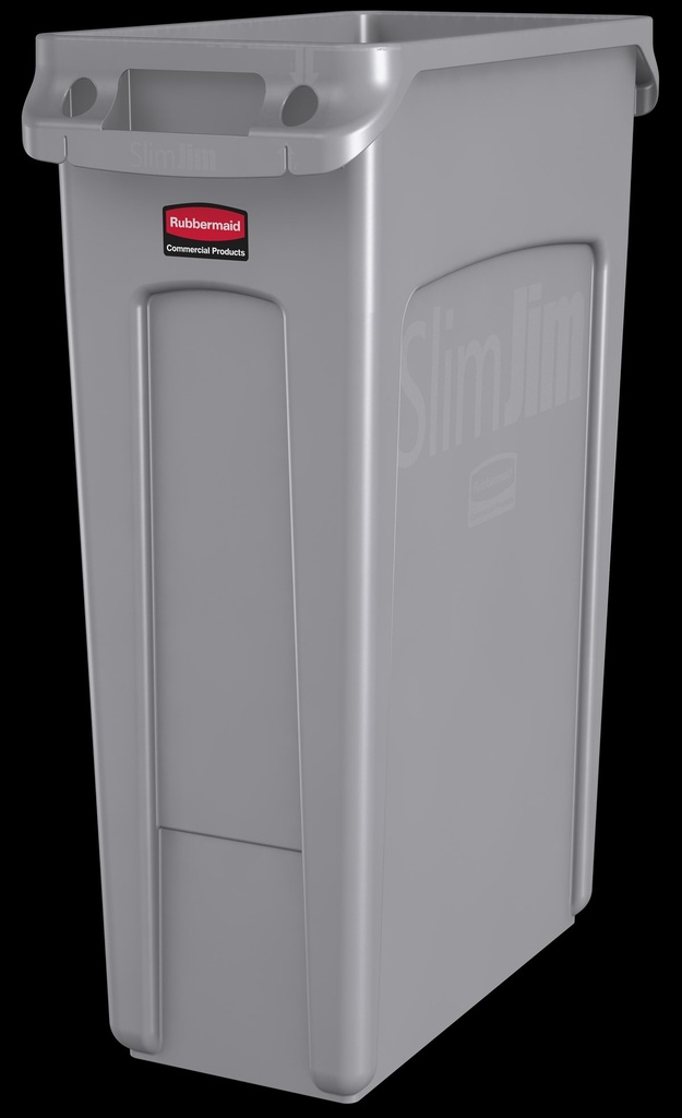 [FG354060GRAY] Contenedor Slim JIM® con Ventilación 87 L Gris