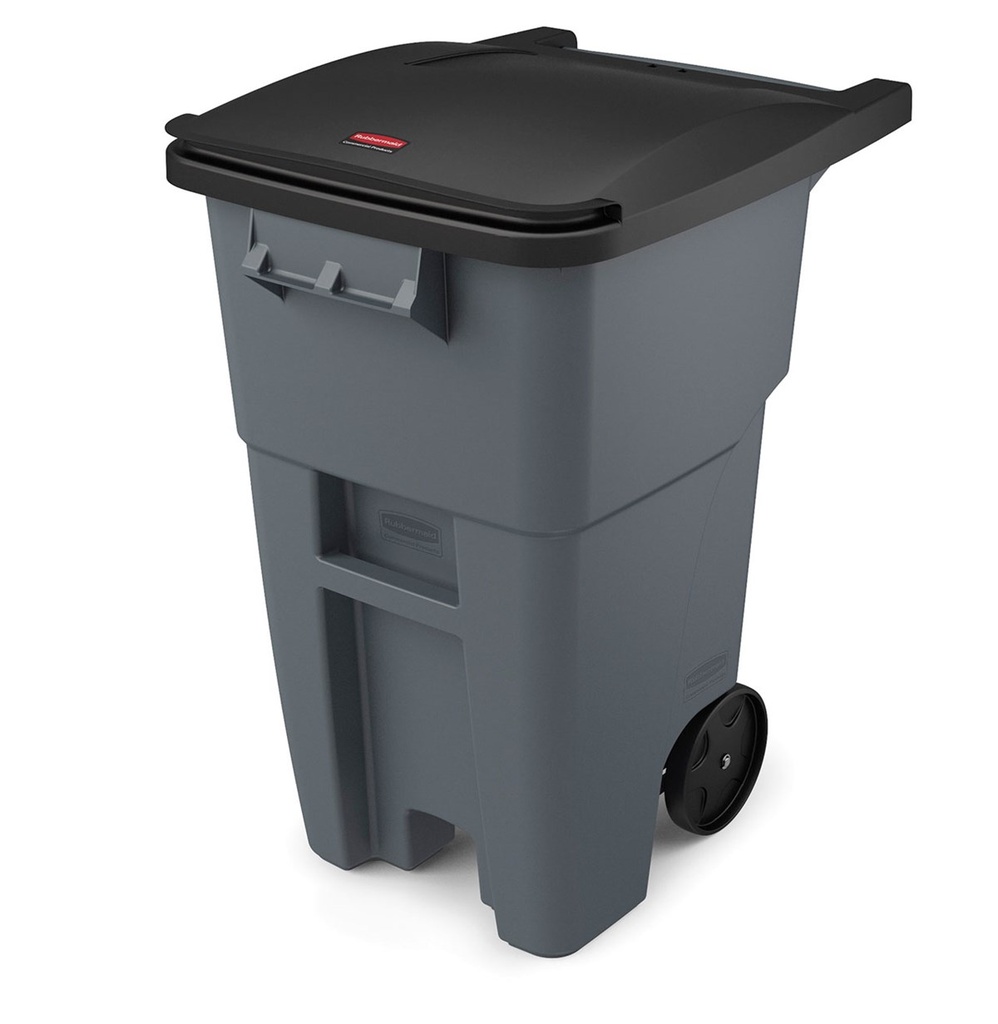 Contenedor con Ruedas BRUTE® 189 L Gris con Tapa
