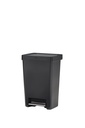 Papelera con Pedal Rubbermaid Premier Series Ii, 46 L/12,4 G, Carbón