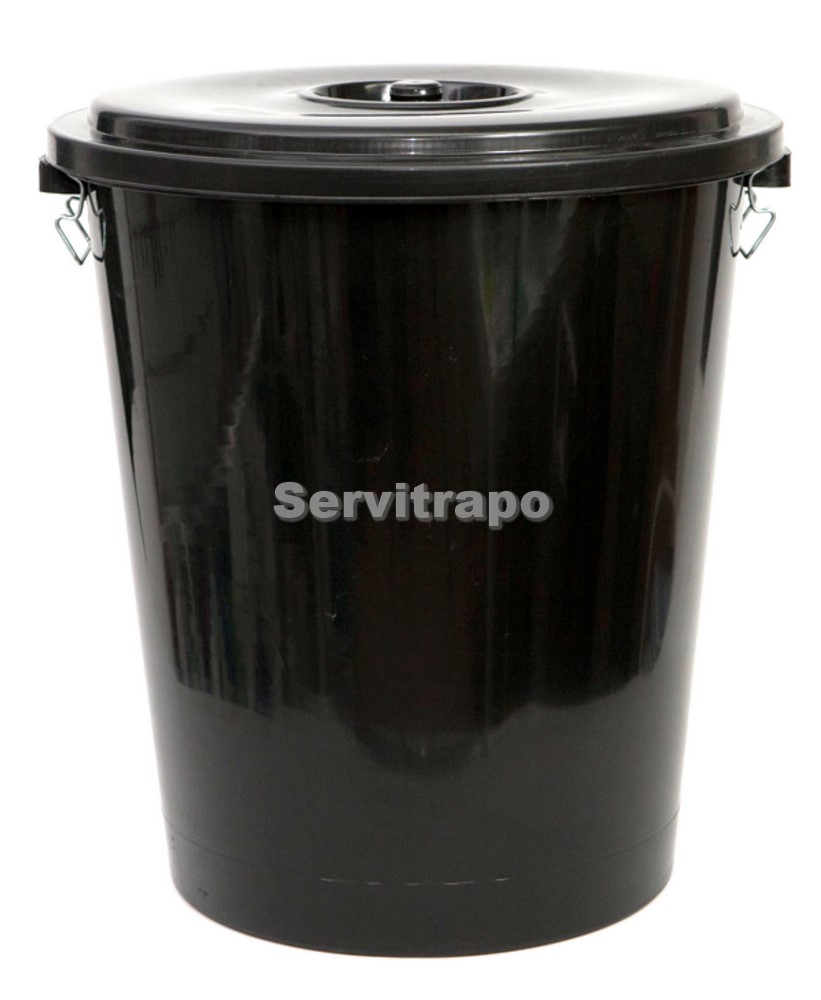 [SW511374] Cubo Reciclaje Industrial Bin 100 Litros Negro