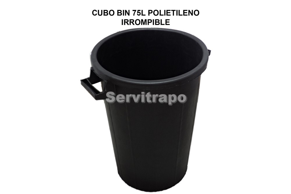[SW001885] Cubo Reciclaje Bin 75l Engomado Irrompible sin Tapa