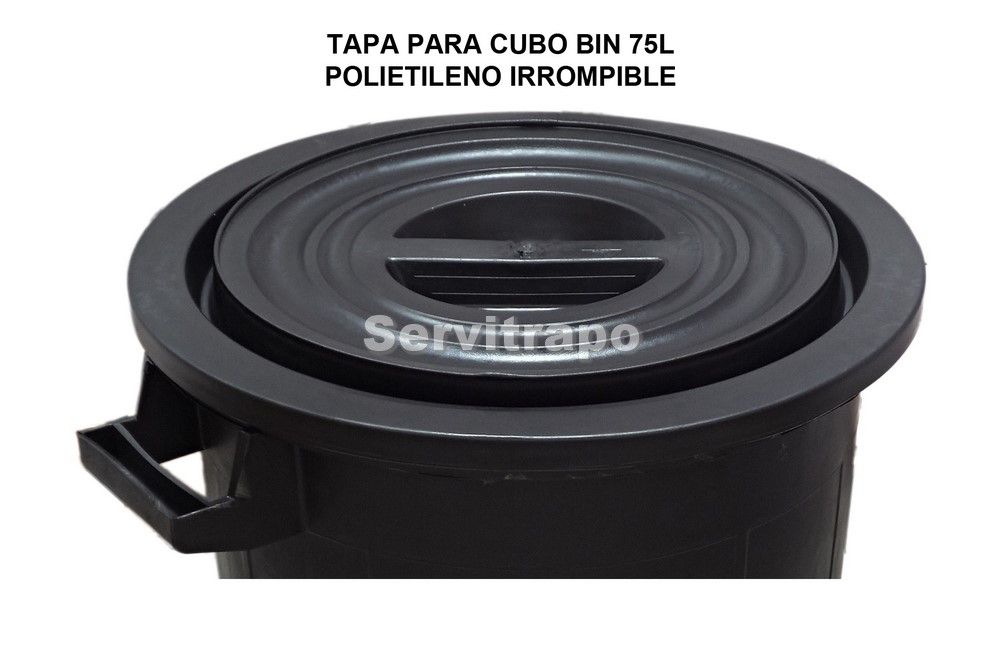 [SW001939] Tapa para Cubo Bin 75l Engomado Irrompible