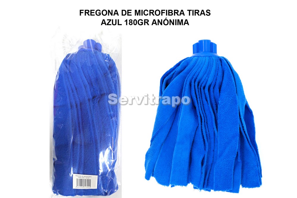 [SW713945] Fregona Microfibra Tiras Azul 180gr