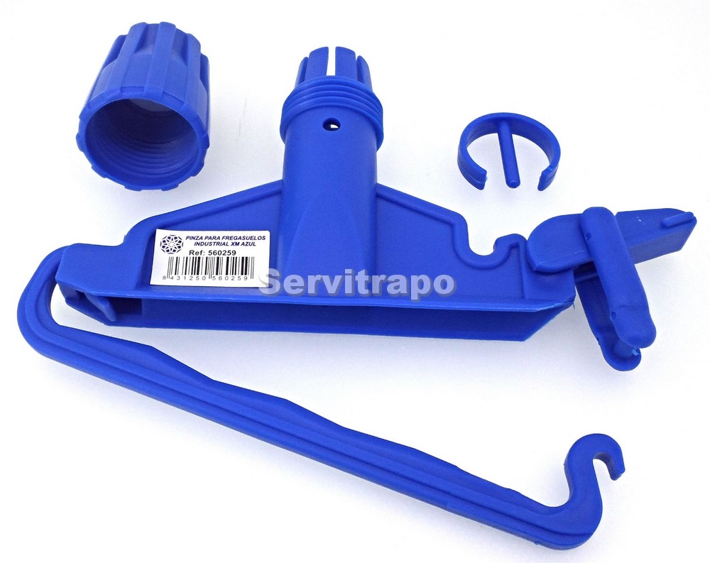 Pinza Industrial Xm para Friegasuelos Azul