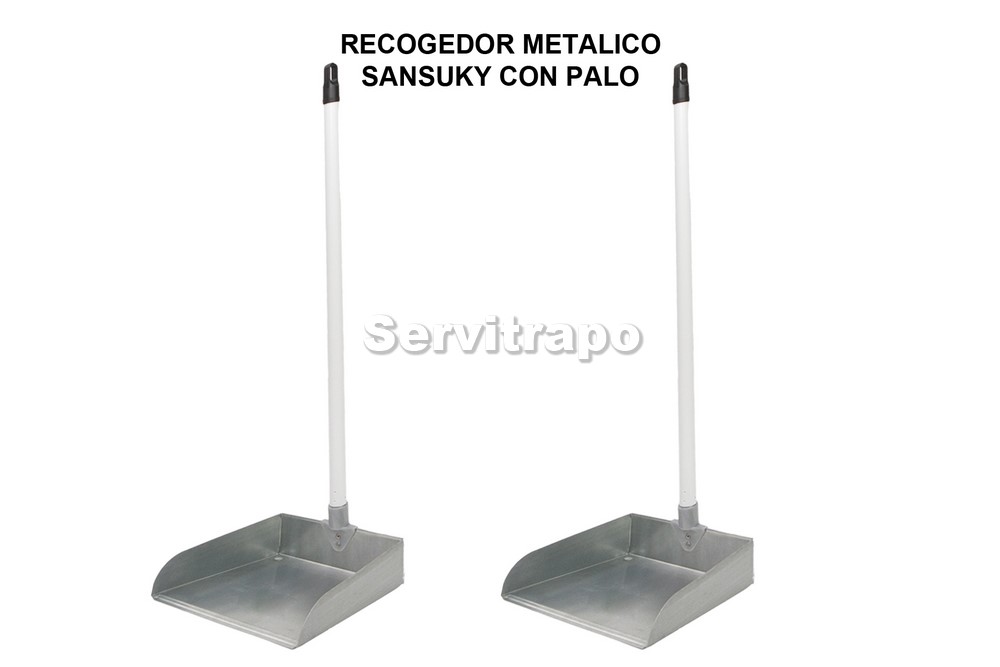 Recogedor Metalico Sansuky con Palo
