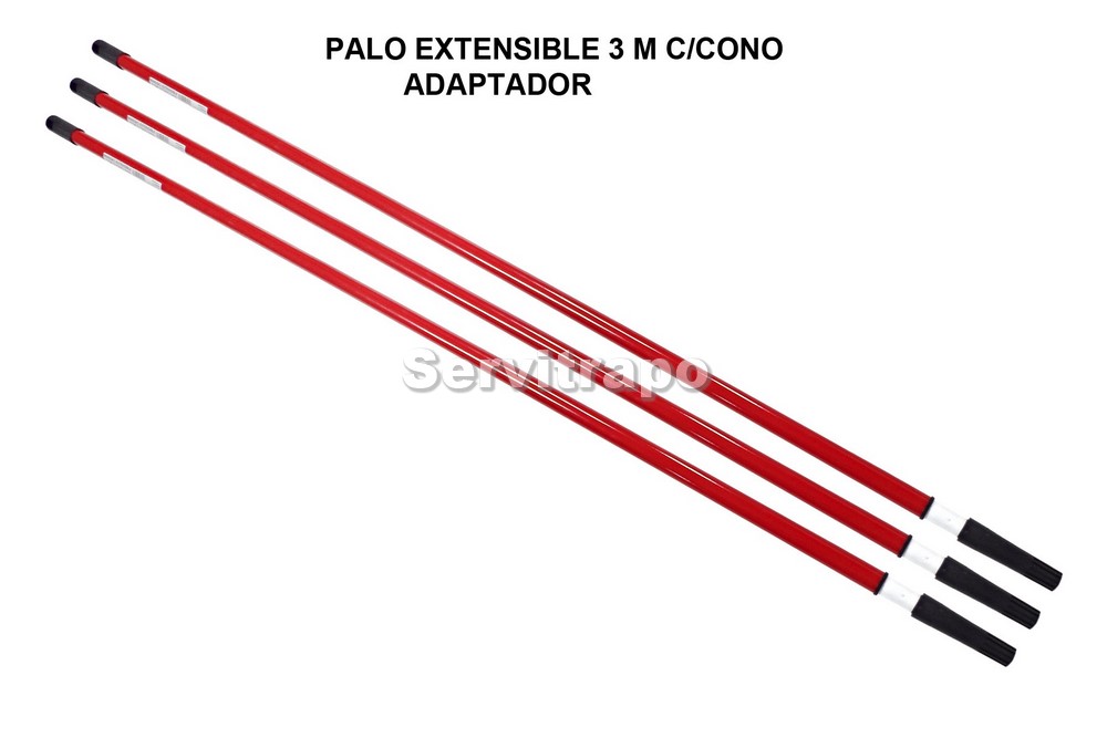 Palo Extensible Metalico 3 Mt