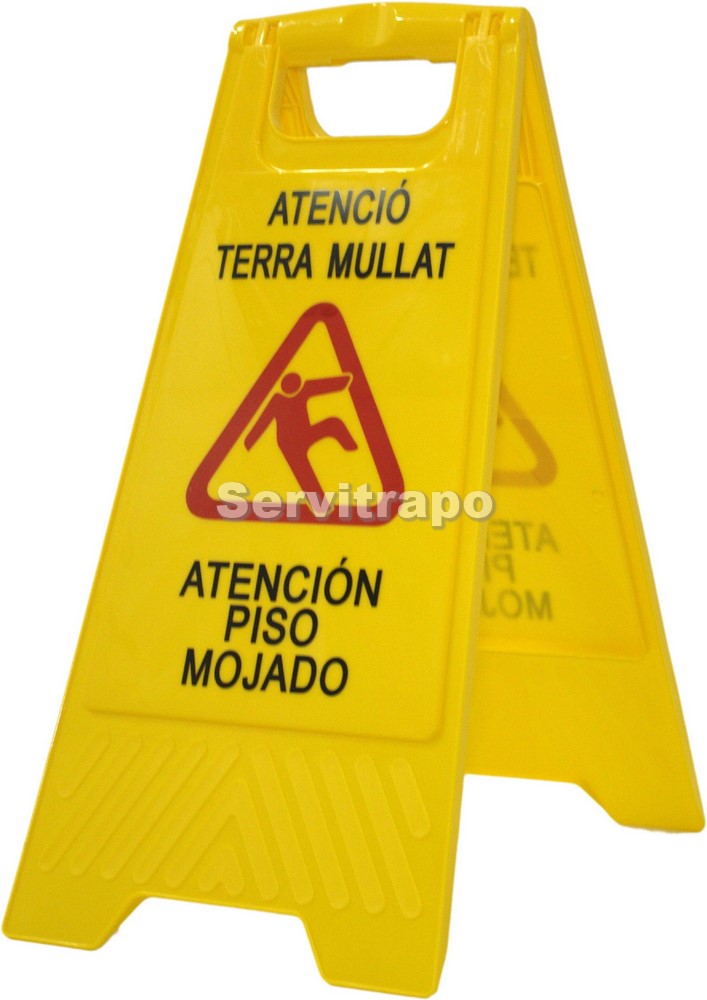 Señal Suelo Mojado (Català-Castellano)