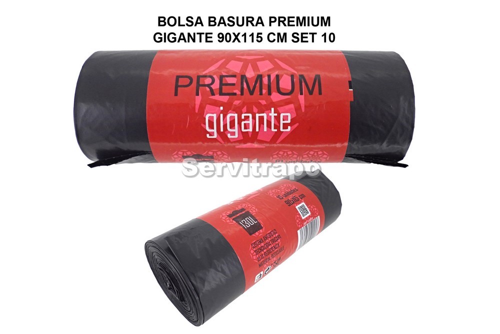 [SW520192] Bolsa Basura Premium Gigante 115x150cm Galga 140
